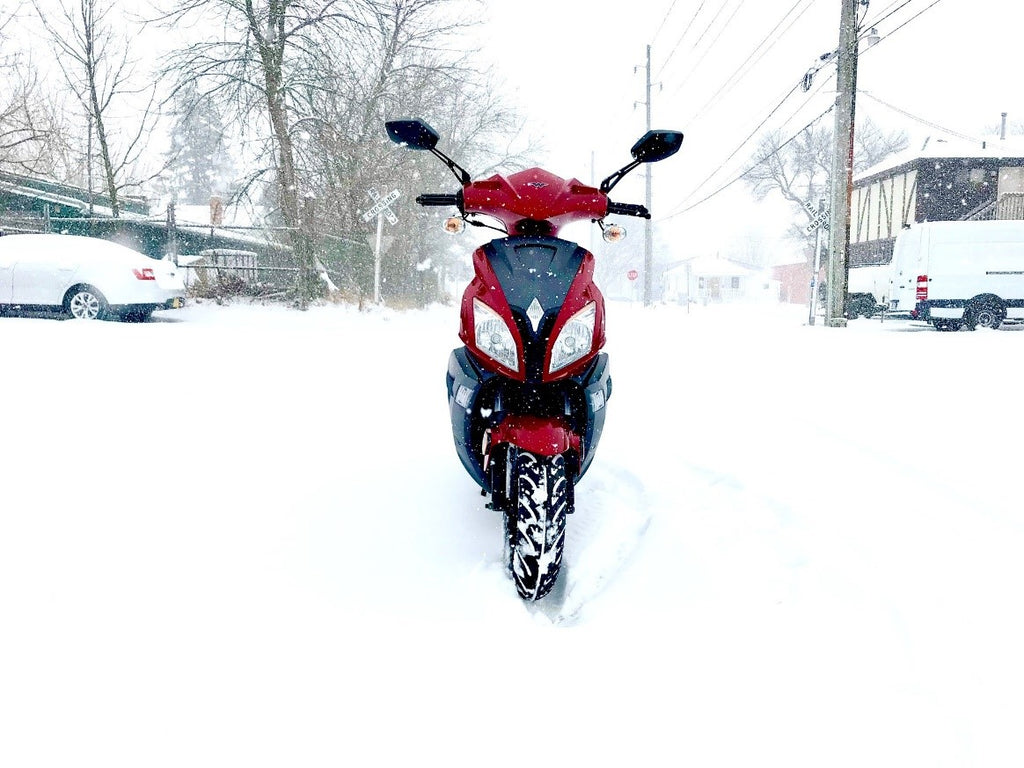GETTING YOUR MOTOR SCOOTER READY FOR WINTER ( 4 important steps )
